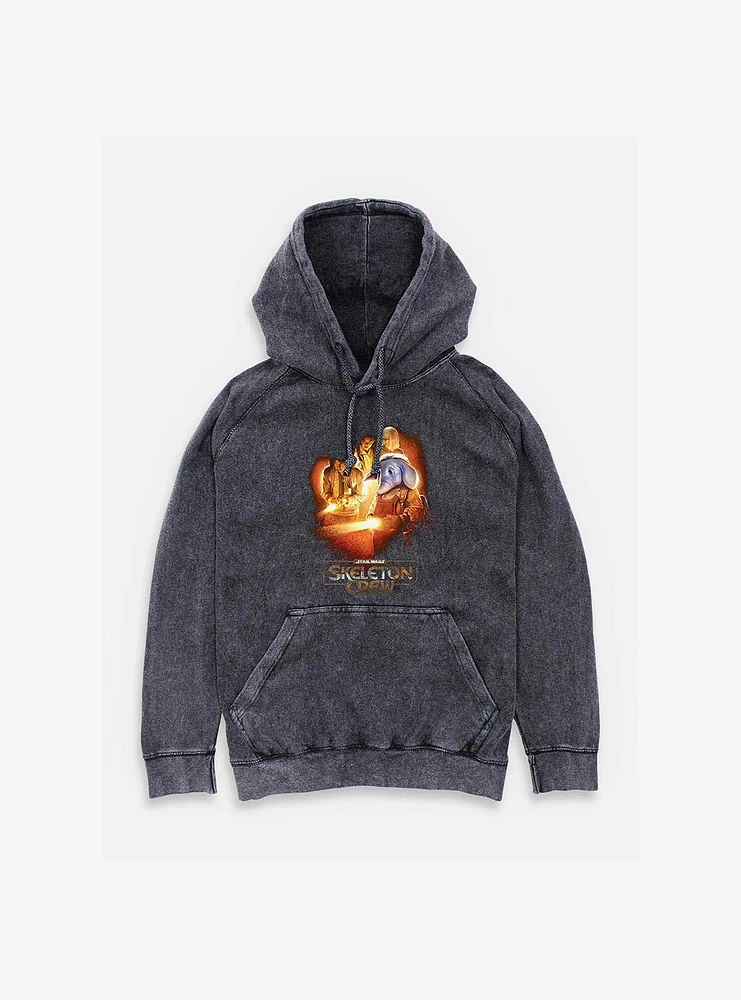 Skeleton Crew Elephant Light Vision Mineral Wash Hoodie