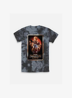 Skeleton Crew Poster Group Tie-Dye T-Shirt
