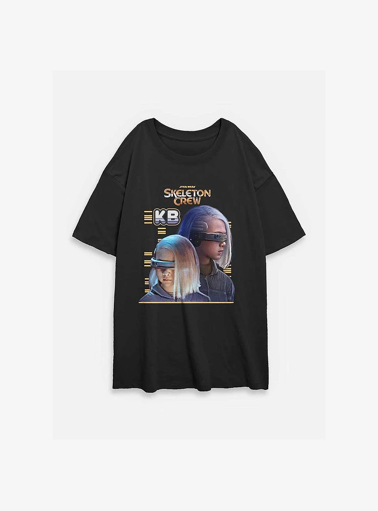 Skeleton Crew KB Heroic Womens Oversized T-Shirt