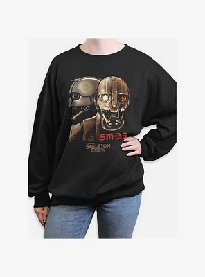 Skeleton Crew Samie Thirtythree Womens Oversized Sweatshirt