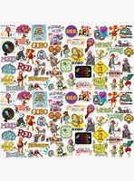 Fraggle Rock 100ct Vinyl Stickers Variety Pack