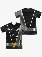 Mighty Morphin' Power Rangers Dino Fury Black Ranger Sublimated T-Shirt