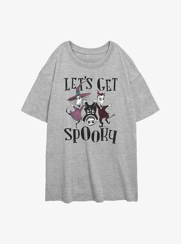 Disney The Nightmare Before Christmas Get Spooky Womens Oversized T-Shirt