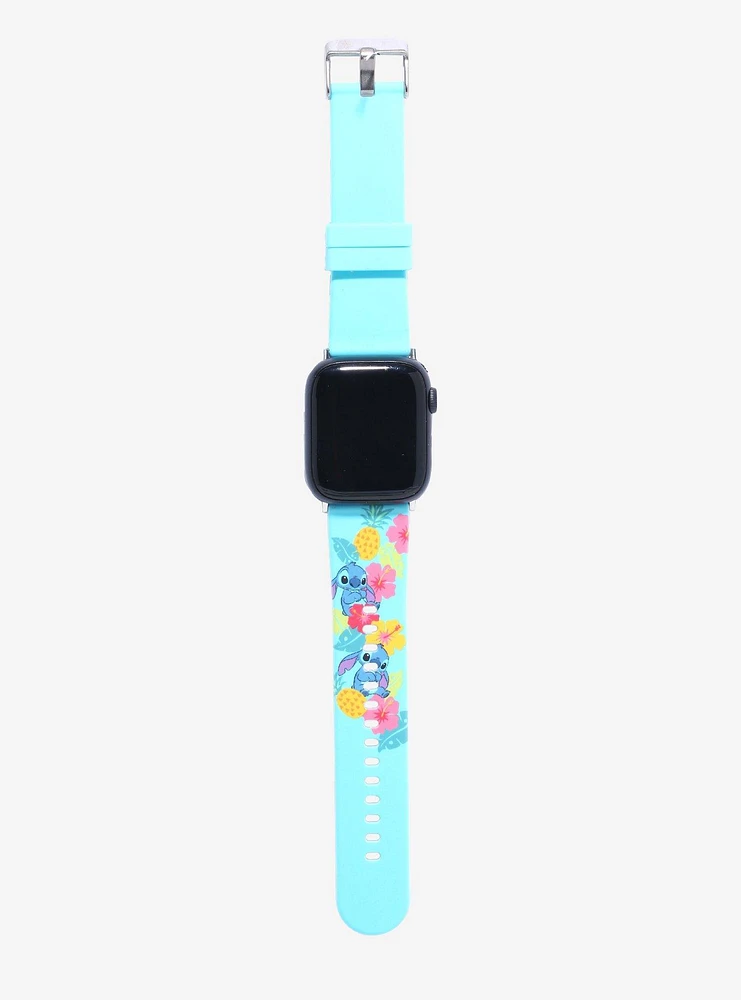 Disney Lilo & Stitch Floral Stitch Smart Watch Band