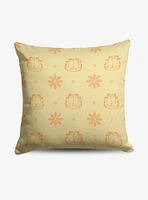 Garfield Flower Powerful Throw Pillow