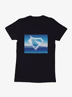 DC Superman Arctic Fortress Of Solitude Womens T-Shirt