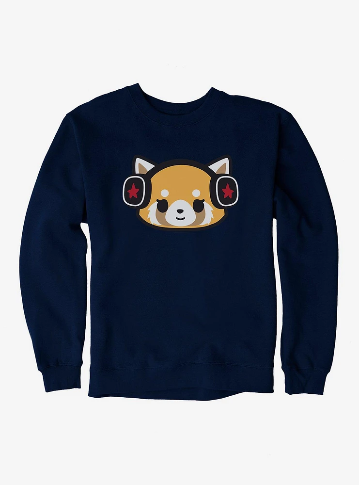 Aggretsuko Metal Headphones Sweatshirt