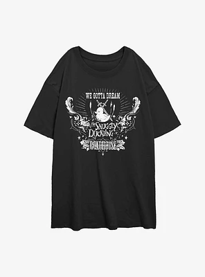 Disney Wreck It Ralph Comfy Rapunzel Snuggly Duckling Roadhouse Womens Oversized T-Shirt