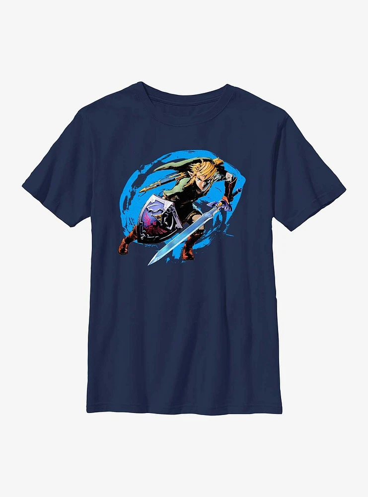 The Legend Of Zelda Link Charged Attack Youth T-Shirt