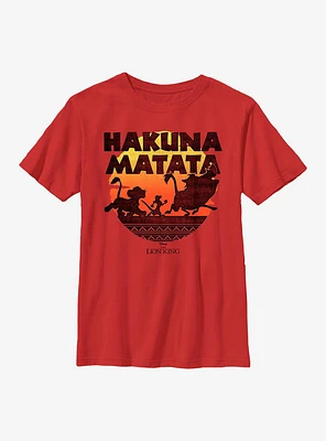Disney The Lion King Hakuna Silohuettes Youth T-Shirt