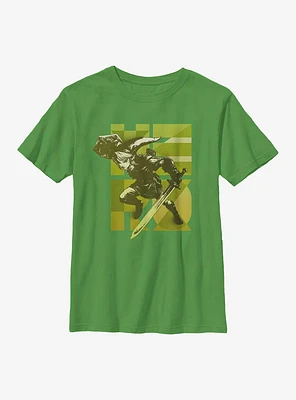 The Legend Of Zelda Geo Hero Link Youth T-Shirt