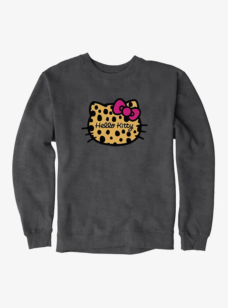 Hello Kitty Jungle Paradise Animal Logo Bow Sweatshirt