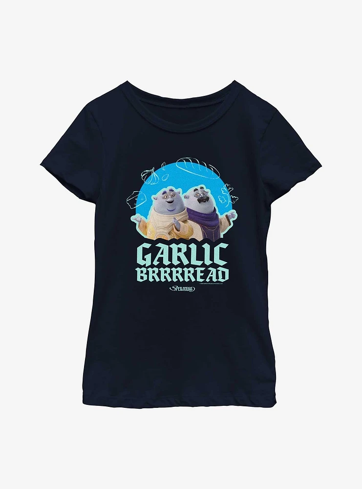 Spellbound Garlic Brrrread Youth Girls T-Shirt