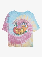 Disney The Lion King Living My Best Life Tie-Dye Womens Crop T-Shirt