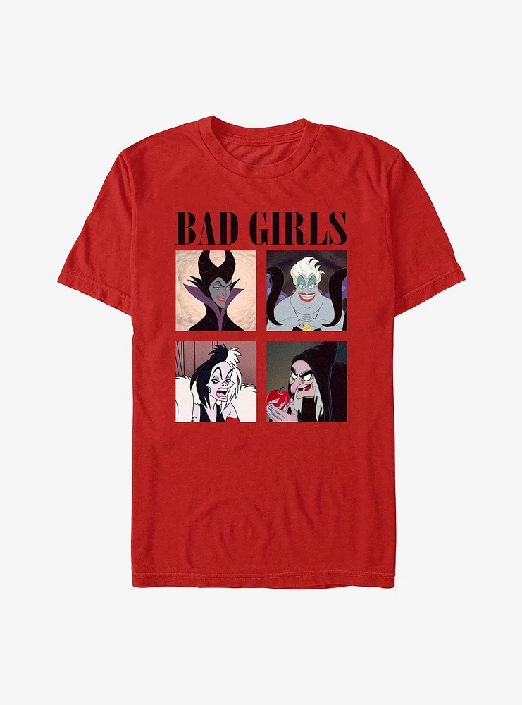Disney Villains Four Square Bad Girls T-Shirt