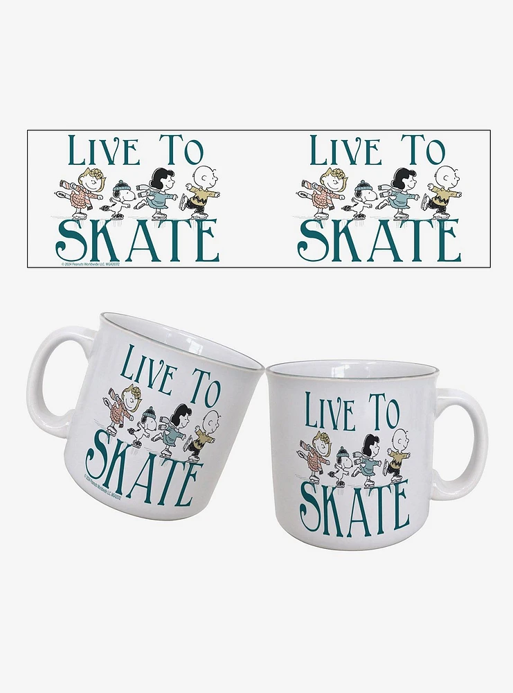 Peanuts Live To Skate 20oz Camper Mug