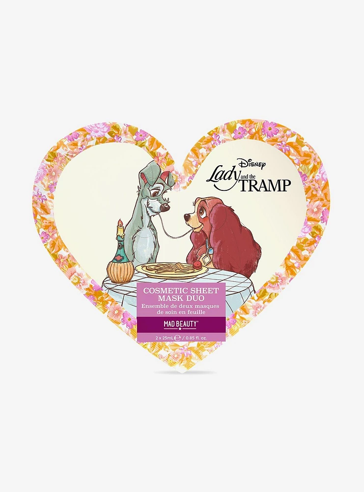 Mad Beauty Disney Lady and the Tramp Sheet Mask Set