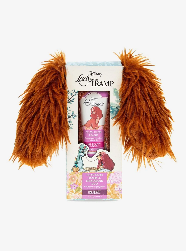 Mad Beauty Disney Lady and the Tramp Clay Face Mask & Headband Set