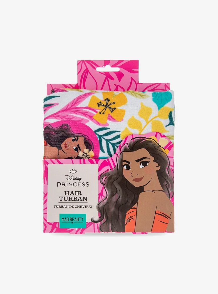 Mad Beauty Disney Moana Floral Moana Allover Print Hair Turban