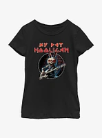 My Pet Hooligan Rock Out Rabid Bunny Youth Girls T-Shirt