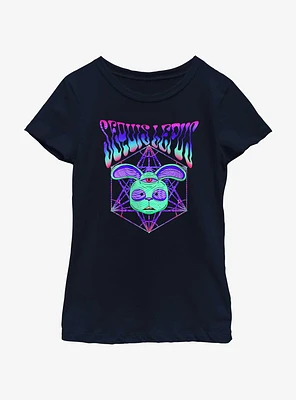 My Pet Hooligan Sequis Lepus Psychedelic Bunny Youth Girls T-Shirt