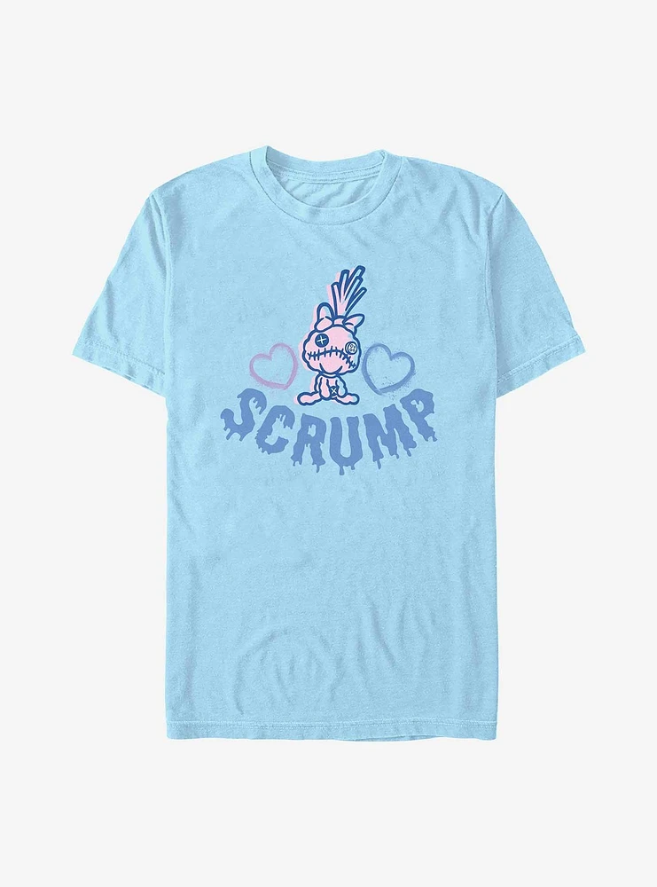 Disney Lilo & Stitch Scrump Hearts T-Shirt