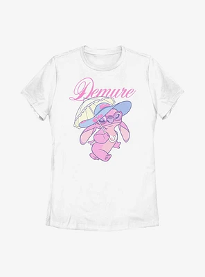 Disney Lilo & Stitch Demure Angel Womens T-Shirt