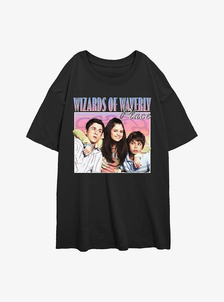 Disney Wizards Of Waverly Place Sibling Love Womens Oversized T-Shirt