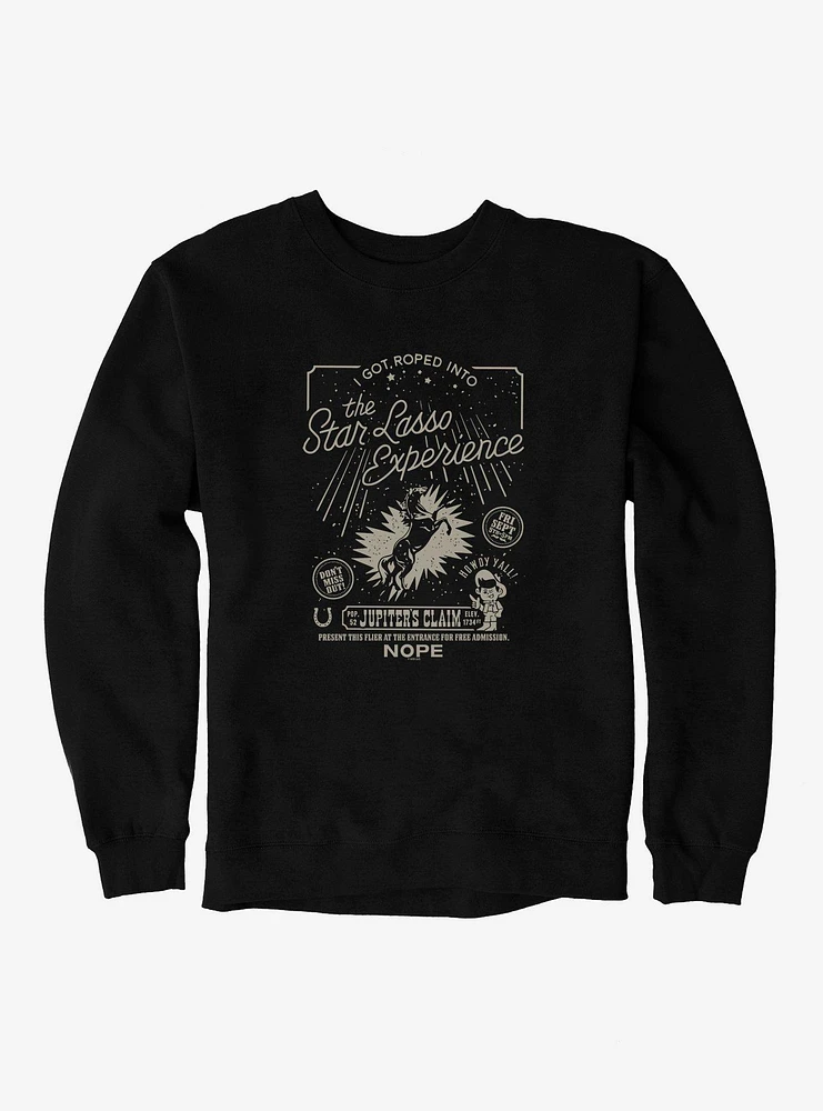 Nope Star Lasso Experience Sweatshirt