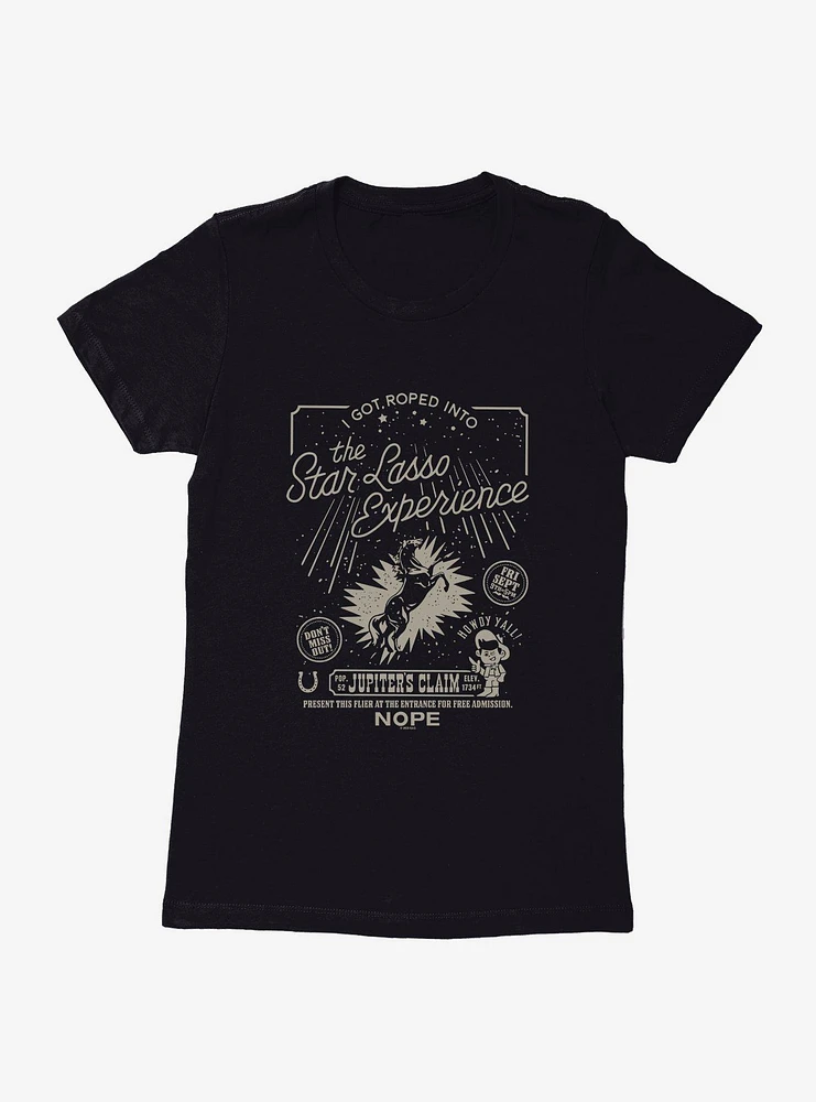 Nope Star Lasso Experience Womens T-Shirt