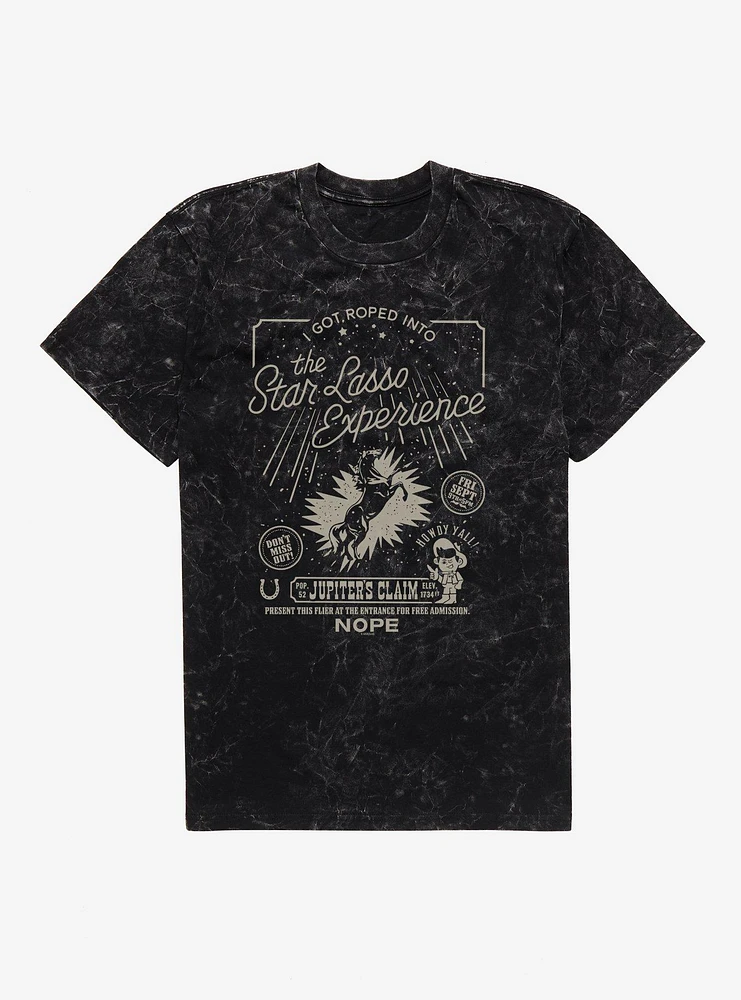 Nope Star Lasso Experience Mineral Wash T-Shirt