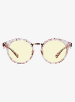 GUNNAR x tokidoki Flower Power Amber Tint Blue Light Glasses