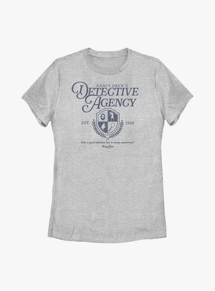 Nancy Drew Mystery Detective Agency Womens T-Shirt