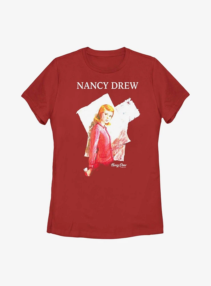 Nancy Drew Mystery Mysterious Letter Womens T-Shirt