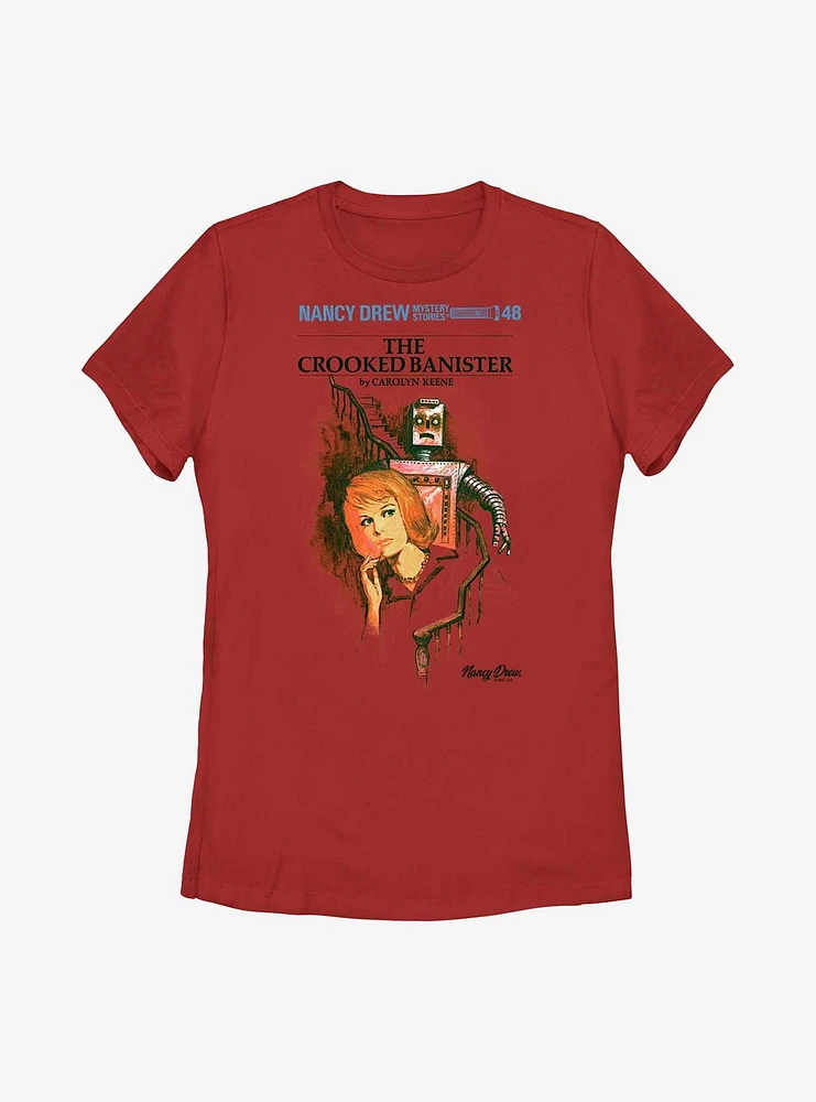 Nancy Drew Mystery Crooked Banister Womens T-Shirt