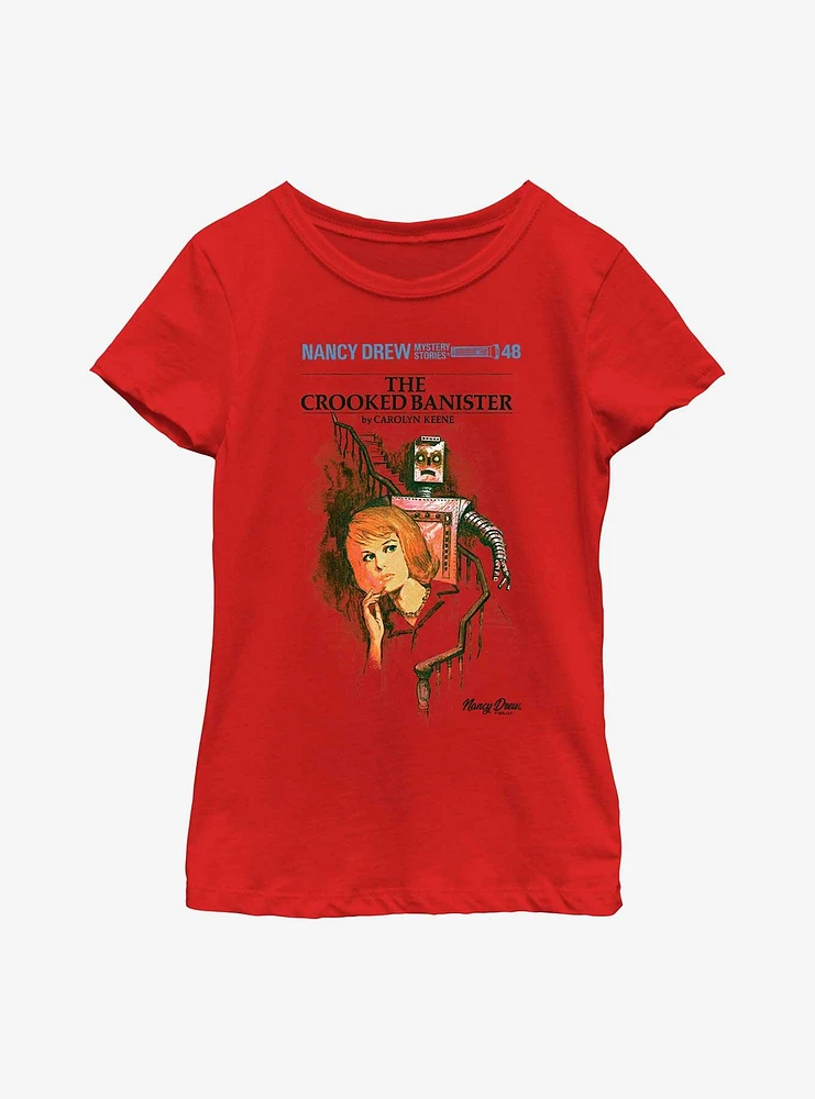 Nancy Drew Mystery Crooked Banister Youth Girls T-Shirt