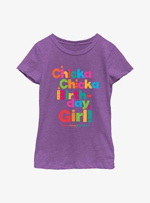 Chicka Boom Birthday Girl Youth Girls T-Shirt