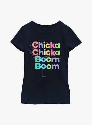 Chicka Boom Stitch Youth Girls T-Shirt