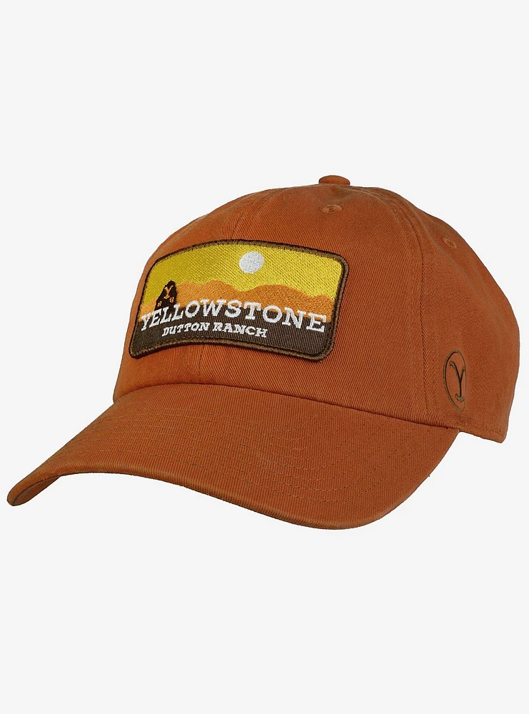 Yellowstone Scenic Patch Vintage Cotton Dad Cap