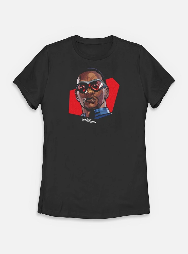 Marvel Captain America: Brave New World Glasses Pose Womens T-Shirt