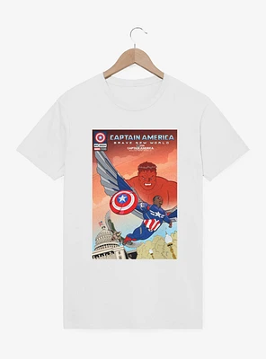 Marvel Captain America: Brave New World Poster T-Shirt