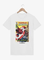 Marvel Captain America: Brave New World Comic Fight Scene T-Shirt