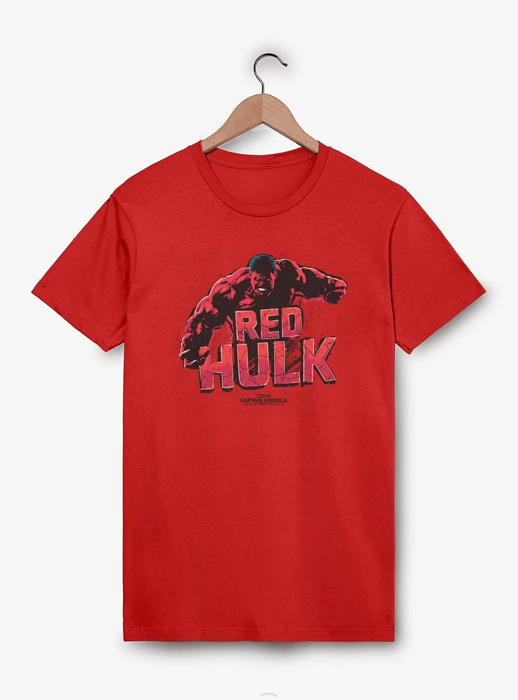 Marvel Captain America: Brave New World Red Hulk Angry T-Shirt