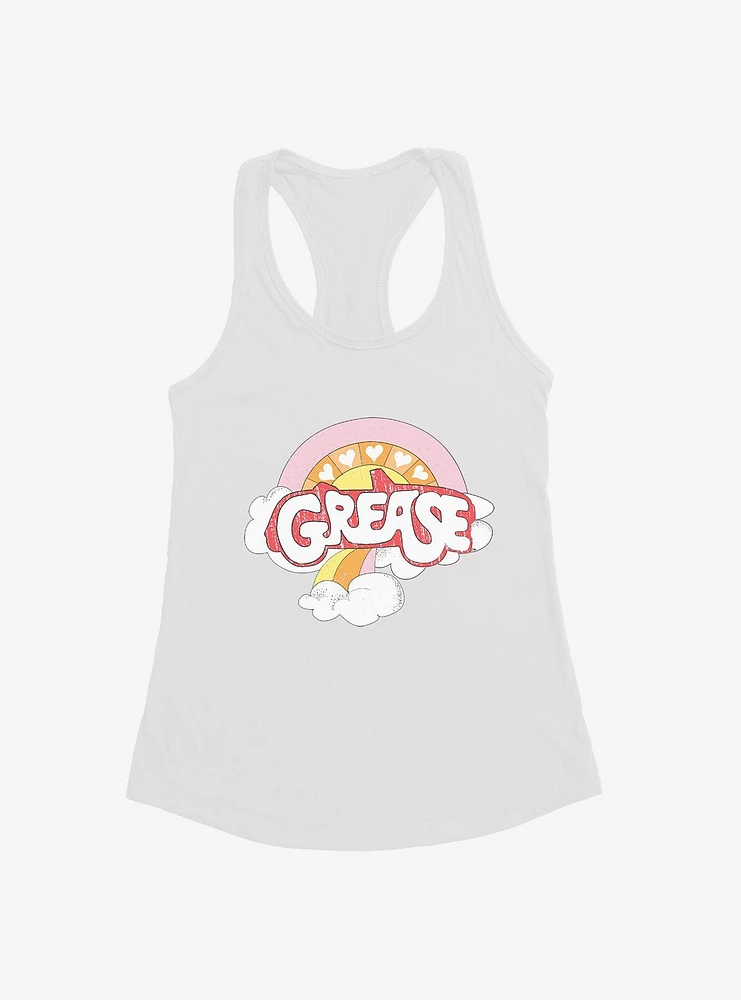 Grease Pink Rainbow Logo Womens Tank Top
