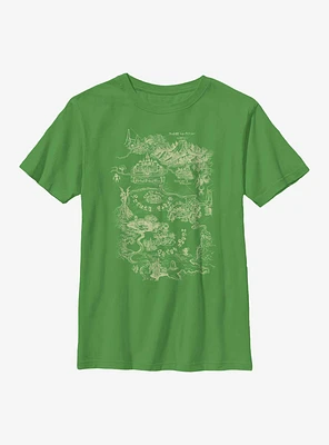 The Legend Of Zelda Map Of Hyrule Youth T-Shirt