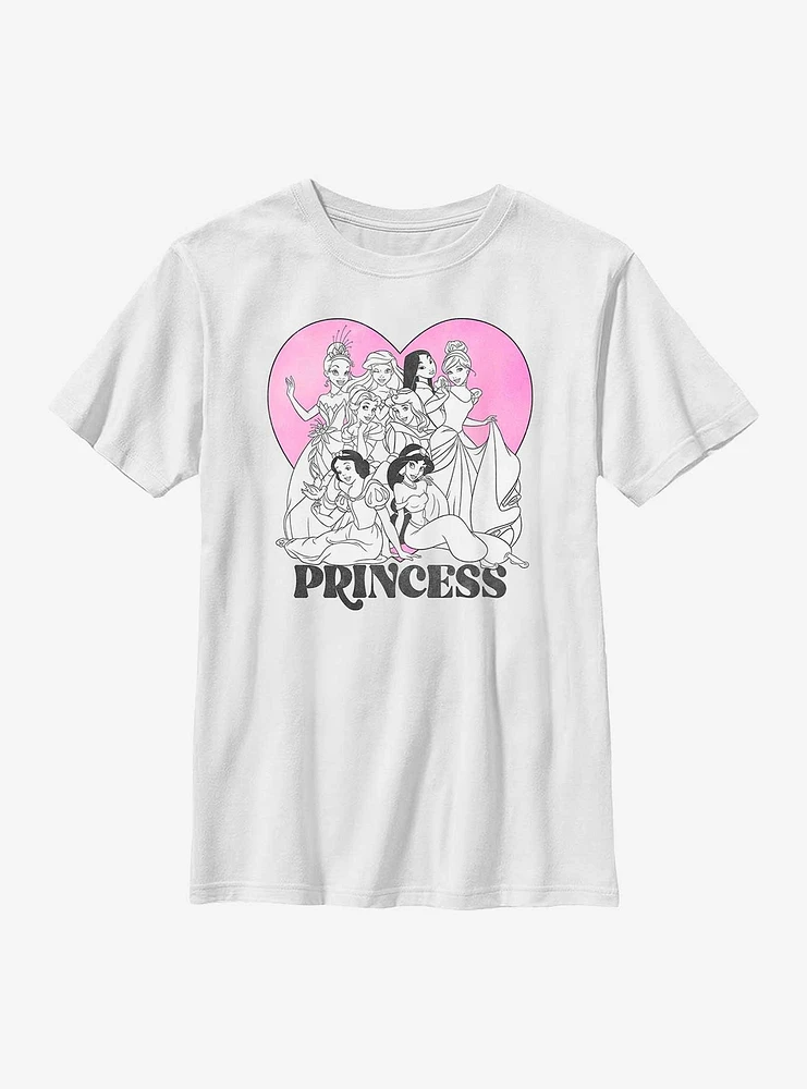 Disney Princesses Heart Youth T-Shirt