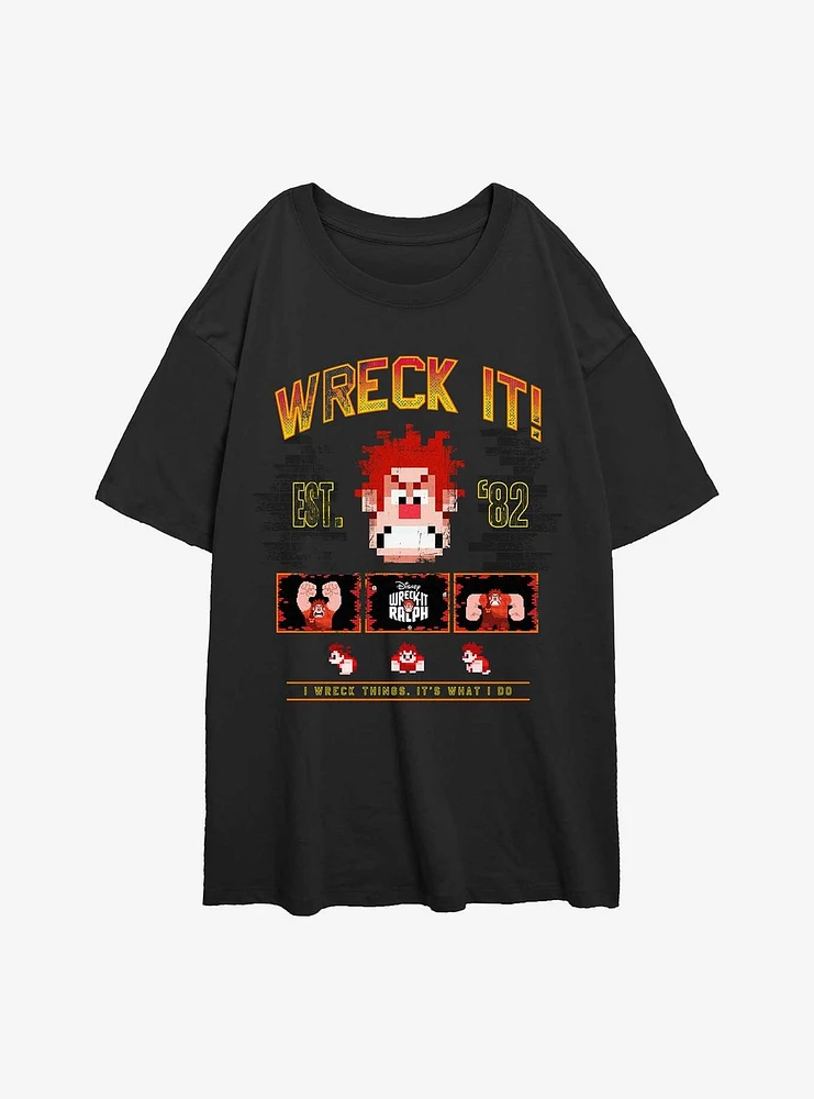 Disney Wreck It Ralph I Thigns It's What Do Womens Oversized T-Shirt