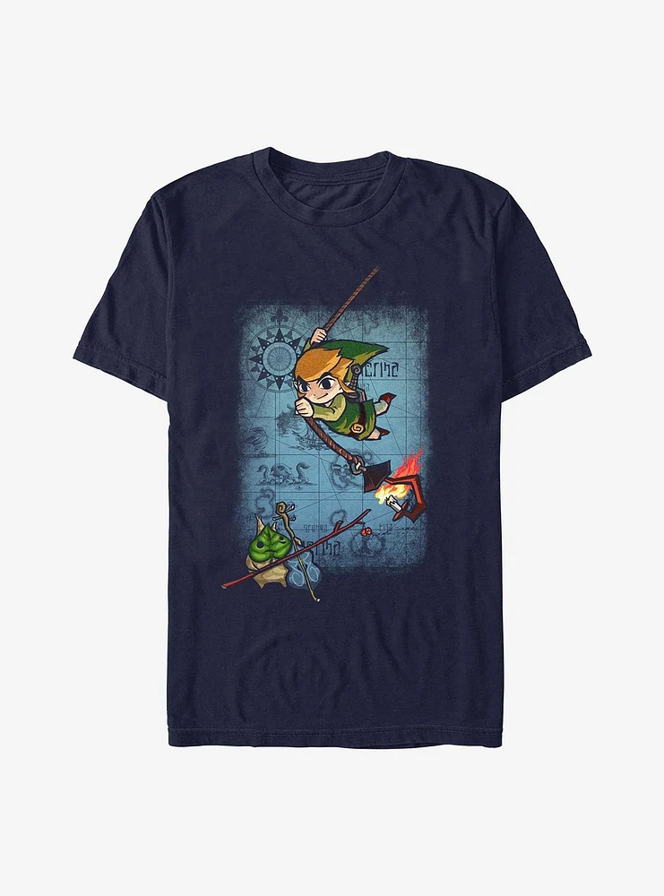 The Legend Of Zelda Map Swing T-Shirt