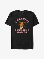 Disney Scar Despise Guessing Games T-Shirt