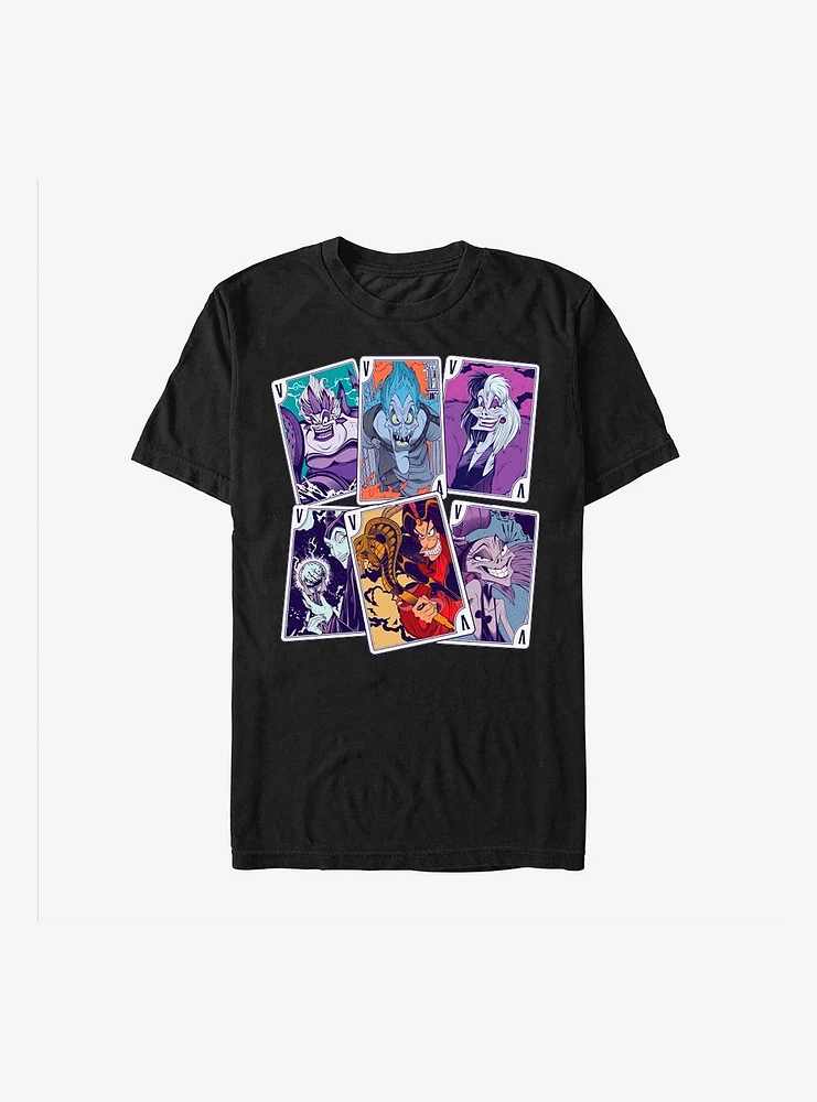 Disney Villains Villain Cards T-Shirt